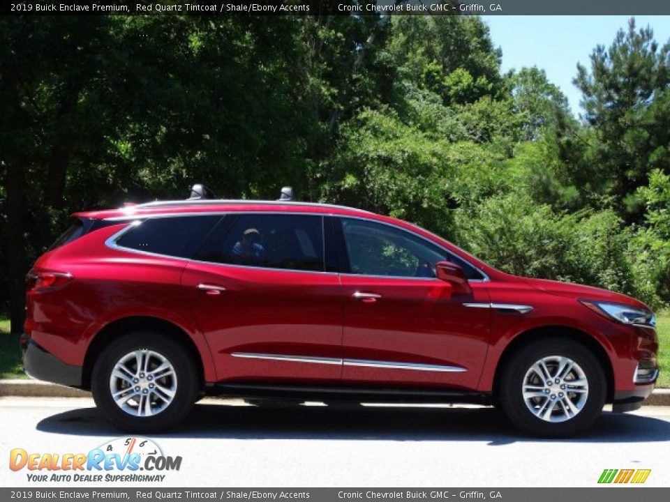 2019 Buick Enclave Premium Red Quartz Tintcoat / Shale/Ebony Accents Photo #2