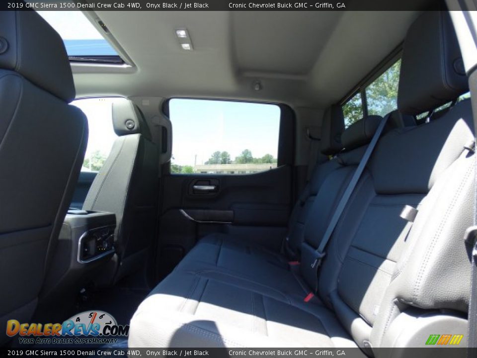 2019 GMC Sierra 1500 Denali Crew Cab 4WD Onyx Black / Jet Black Photo #26
