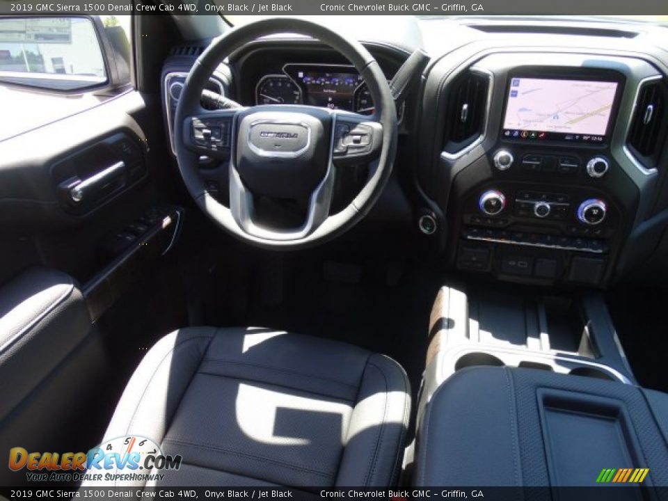 2019 GMC Sierra 1500 Denali Crew Cab 4WD Onyx Black / Jet Black Photo #28