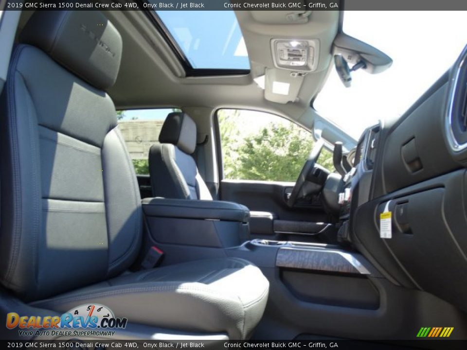 2019 GMC Sierra 1500 Denali Crew Cab 4WD Onyx Black / Jet Black Photo #30