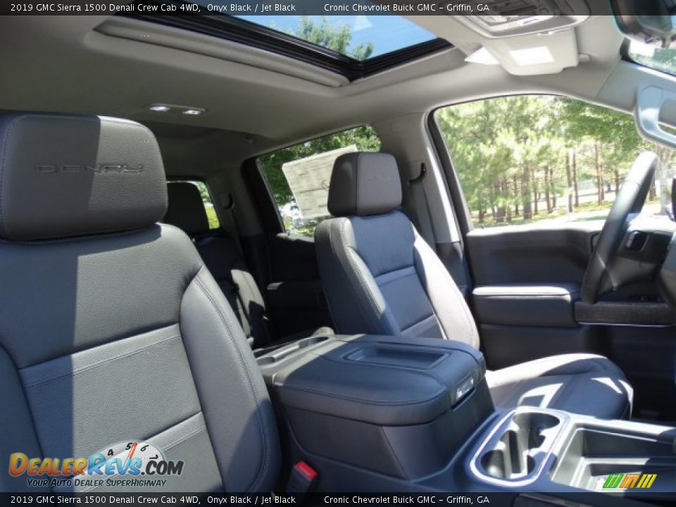 2019 GMC Sierra 1500 Denali Crew Cab 4WD Onyx Black / Jet Black Photo #31