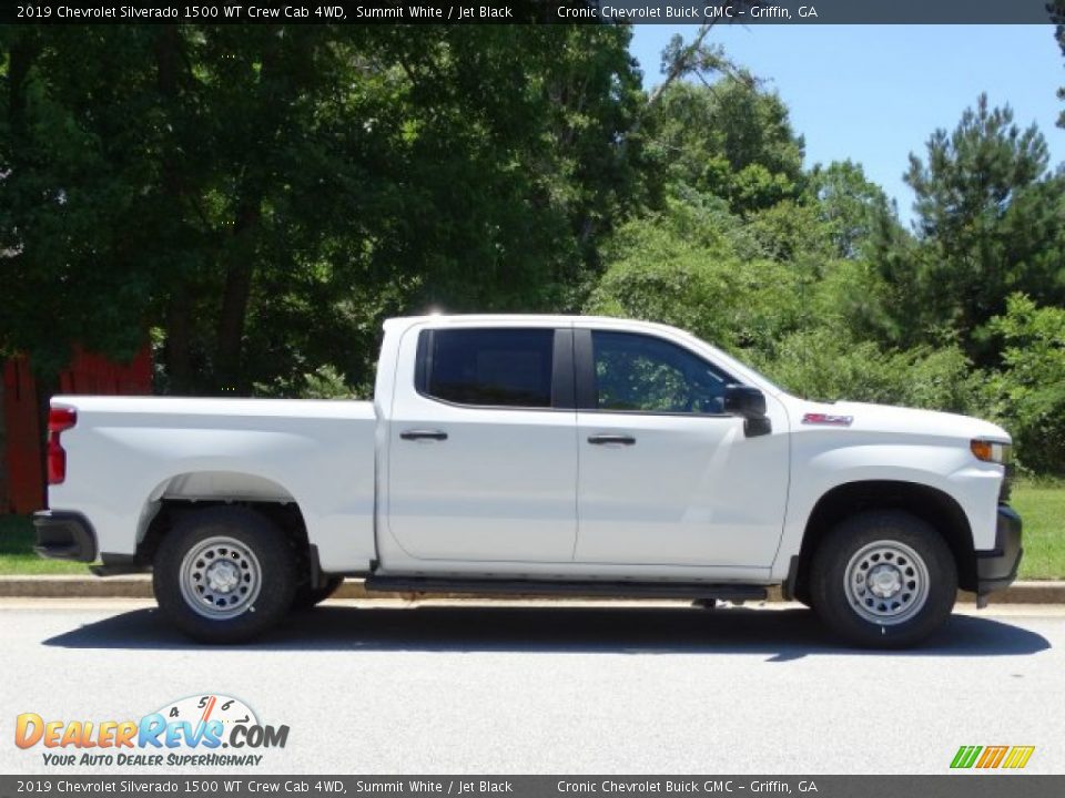 Summit White 2019 Chevrolet Silverado 1500 WT Crew Cab 4WD Photo #2