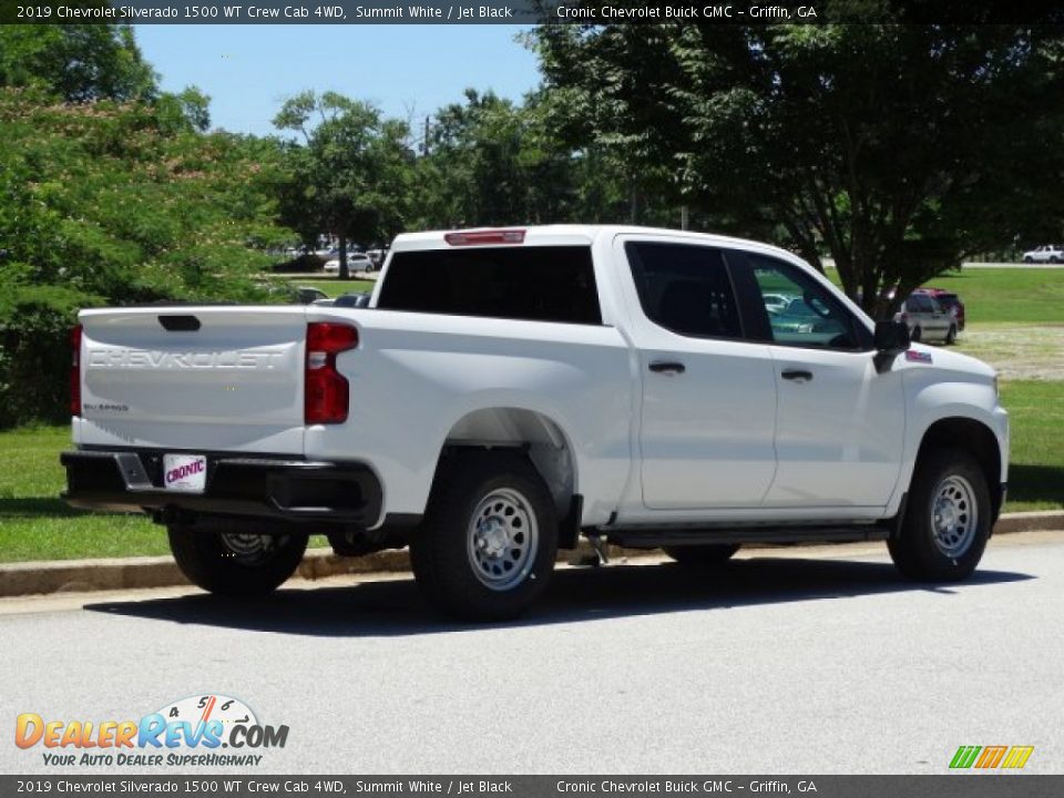 2019 Chevrolet Silverado 1500 WT Crew Cab 4WD Summit White / Jet Black Photo #3