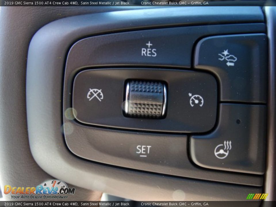 2019 GMC Sierra 1500 AT4 Crew Cab 4WD Steering Wheel Photo #18