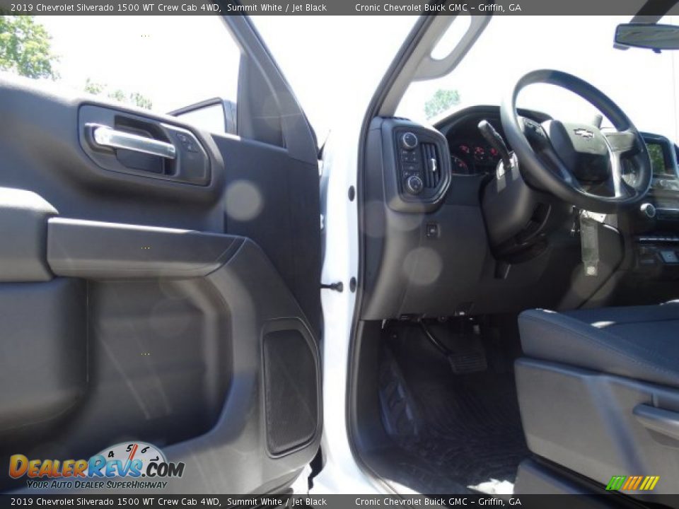 2019 Chevrolet Silverado 1500 WT Crew Cab 4WD Summit White / Jet Black Photo #11