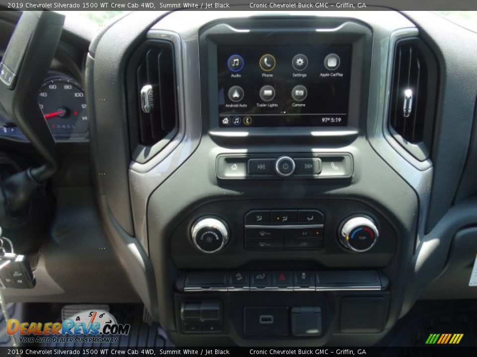 Controls of 2019 Chevrolet Silverado 1500 WT Crew Cab 4WD Photo #18