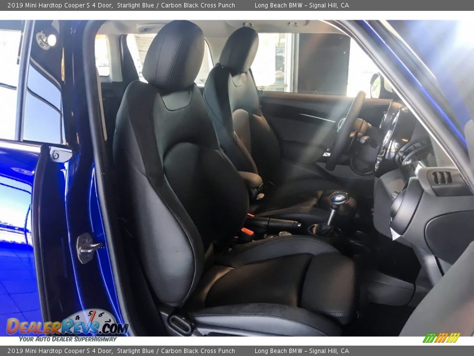 2019 Mini Hardtop Cooper S 4 Door Starlight Blue / Carbon Black Cross Punch Photo #5