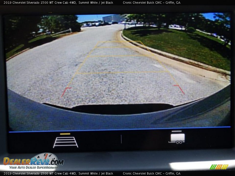 2019 Chevrolet Silverado 1500 WT Crew Cab 4WD Summit White / Jet Black Photo #19