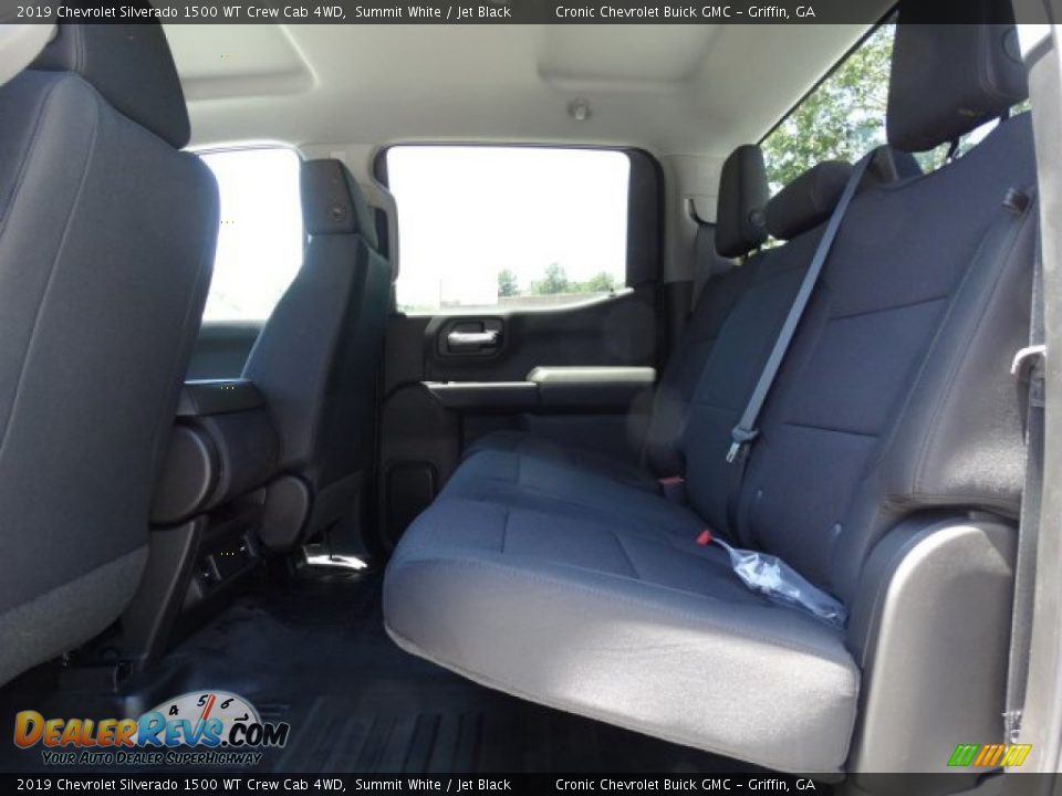 2019 Chevrolet Silverado 1500 WT Crew Cab 4WD Summit White / Jet Black Photo #21