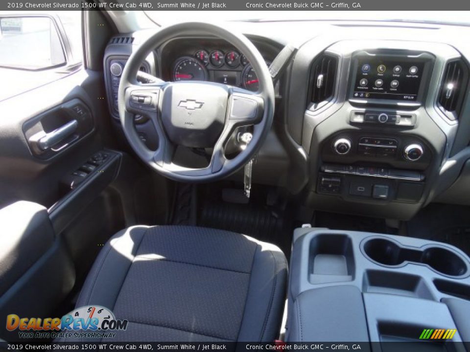 2019 Chevrolet Silverado 1500 WT Crew Cab 4WD Summit White / Jet Black Photo #22
