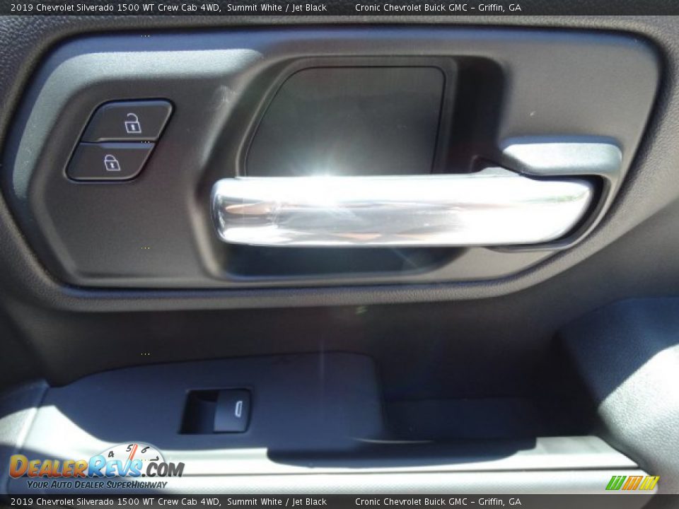 2019 Chevrolet Silverado 1500 WT Crew Cab 4WD Summit White / Jet Black Photo #23