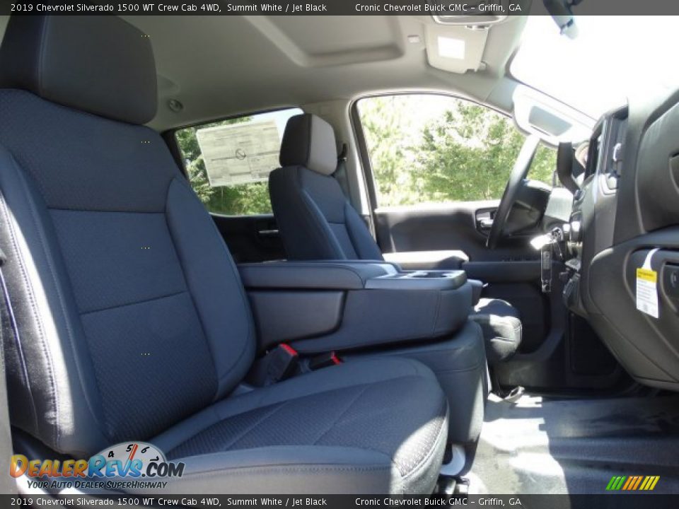 2019 Chevrolet Silverado 1500 WT Crew Cab 4WD Summit White / Jet Black Photo #24
