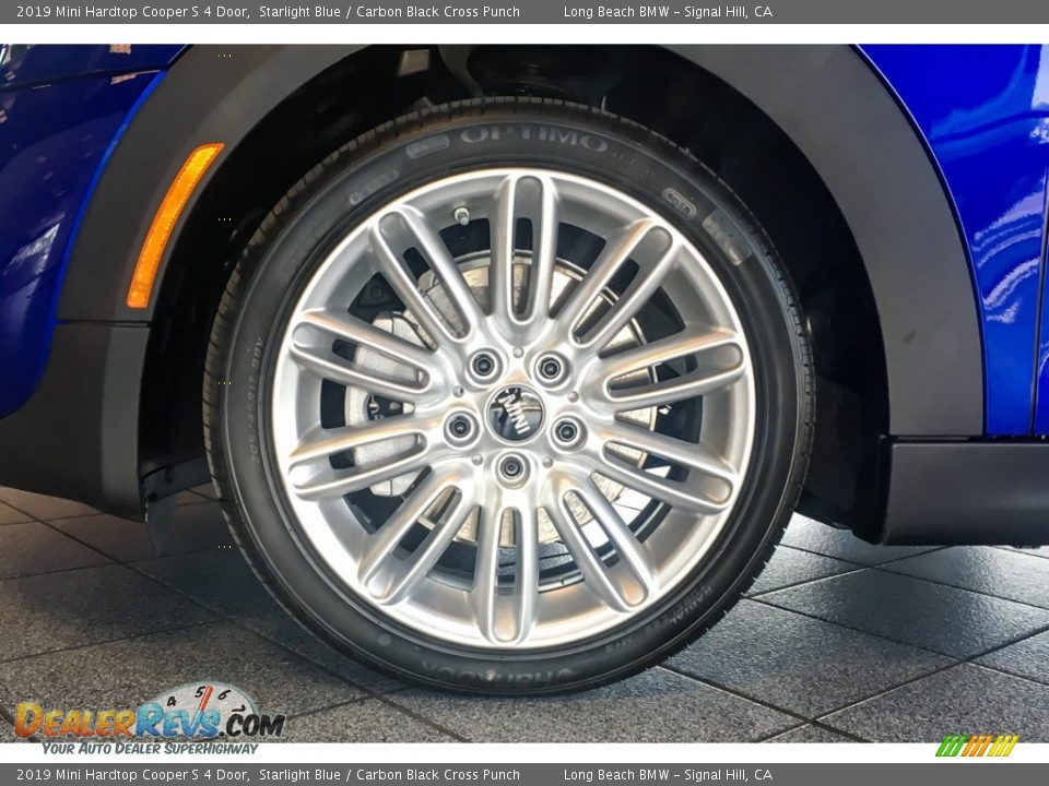 2019 Mini Hardtop Cooper S 4 Door Starlight Blue / Carbon Black Cross Punch Photo #9