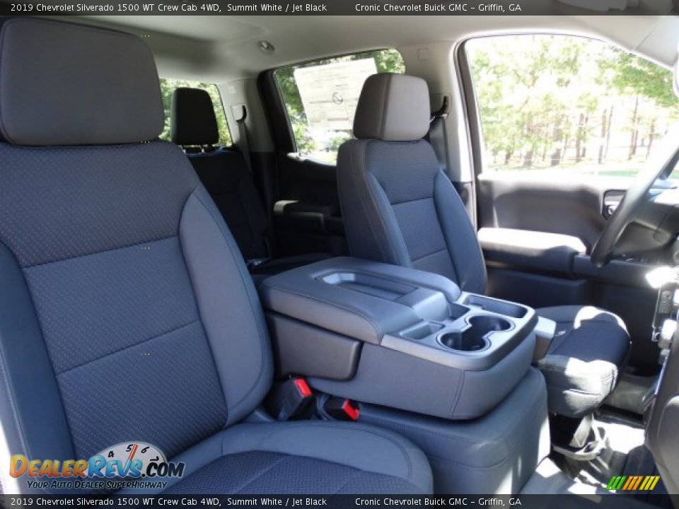 2019 Chevrolet Silverado 1500 WT Crew Cab 4WD Summit White / Jet Black Photo #25