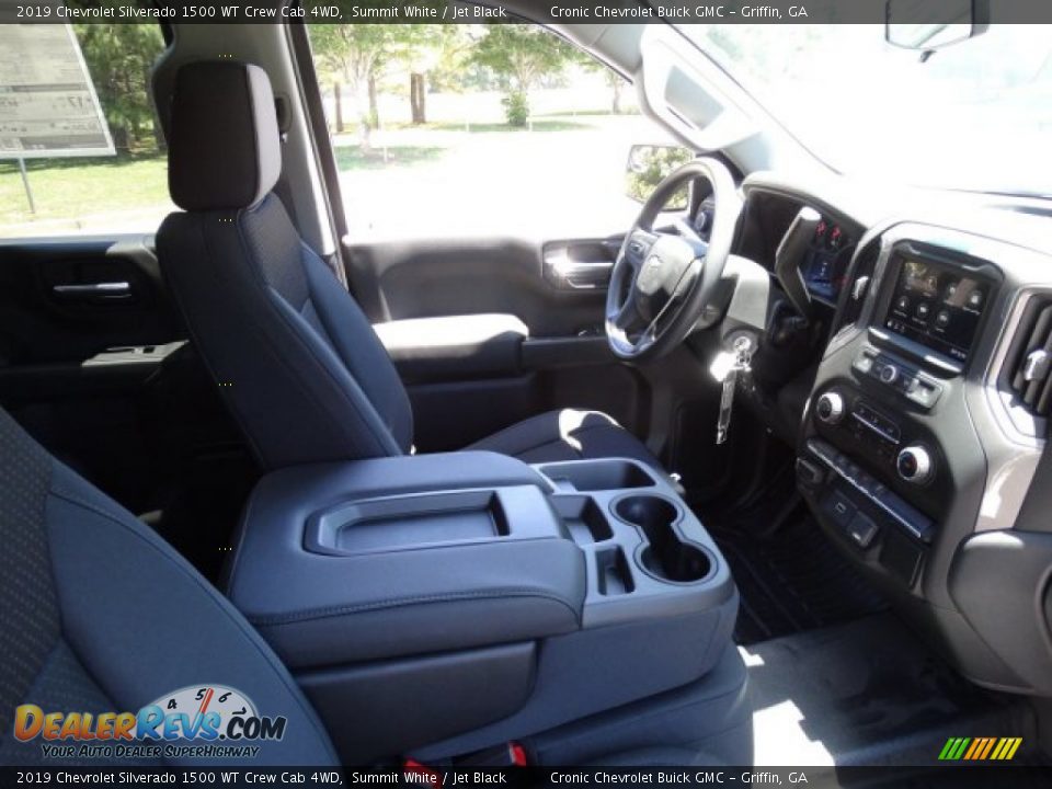 2019 Chevrolet Silverado 1500 WT Crew Cab 4WD Summit White / Jet Black Photo #26