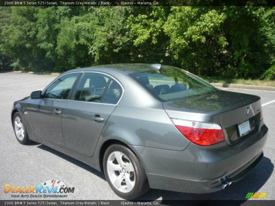 2006 BMW 5 Series 525i Sedan Titanium Grey Metallic / Black Photo #3