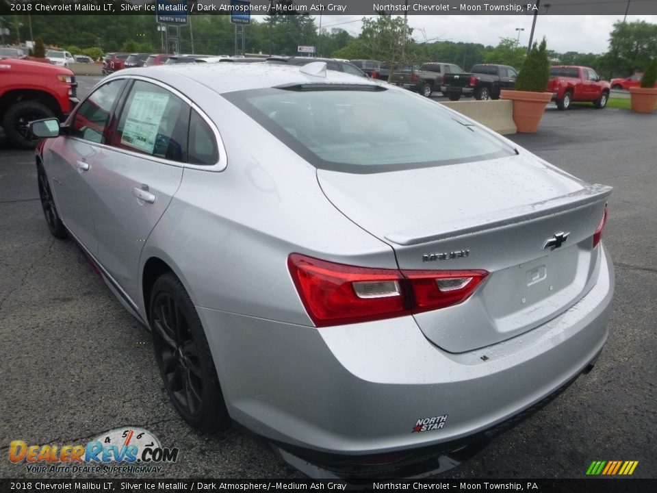 2018 Chevrolet Malibu LT Silver Ice Metallic / Dark Atmosphere/­Medium Ash Gray Photo #3