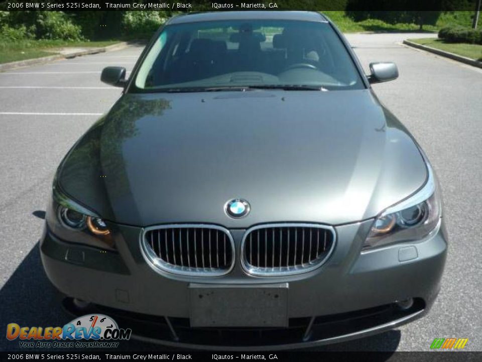 2006 BMW 5 Series 525i Sedan Titanium Grey Metallic / Black Photo #5