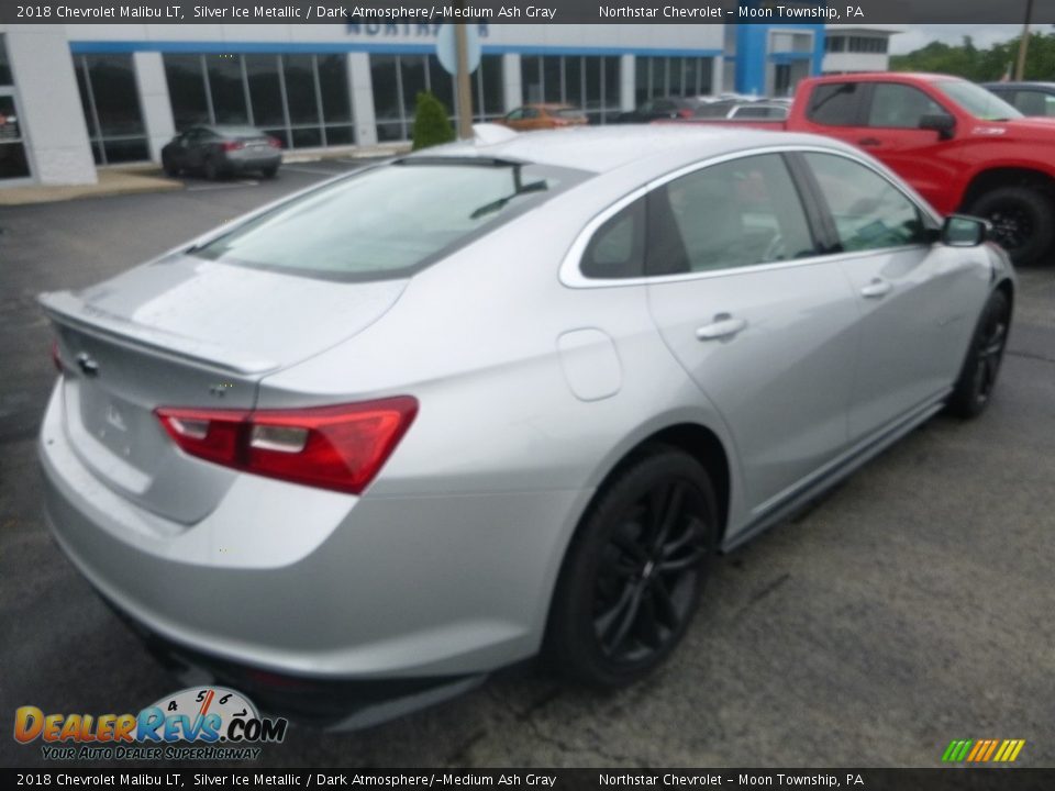 2018 Chevrolet Malibu LT Silver Ice Metallic / Dark Atmosphere/­Medium Ash Gray Photo #5