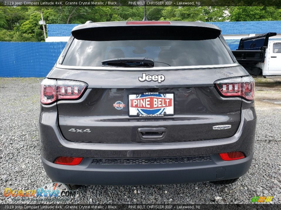 2019 Jeep Compass Latitude 4x4 Granite Crystal Metallic / Black Photo #5