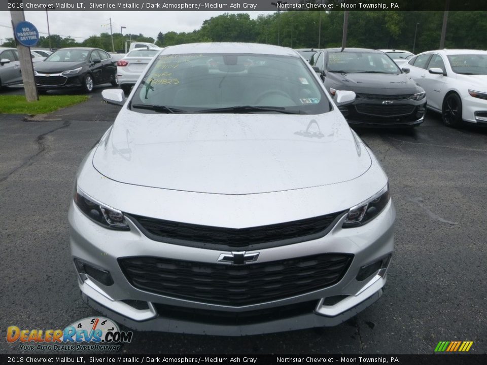 2018 Chevrolet Malibu LT Silver Ice Metallic / Dark Atmosphere/­Medium Ash Gray Photo #8