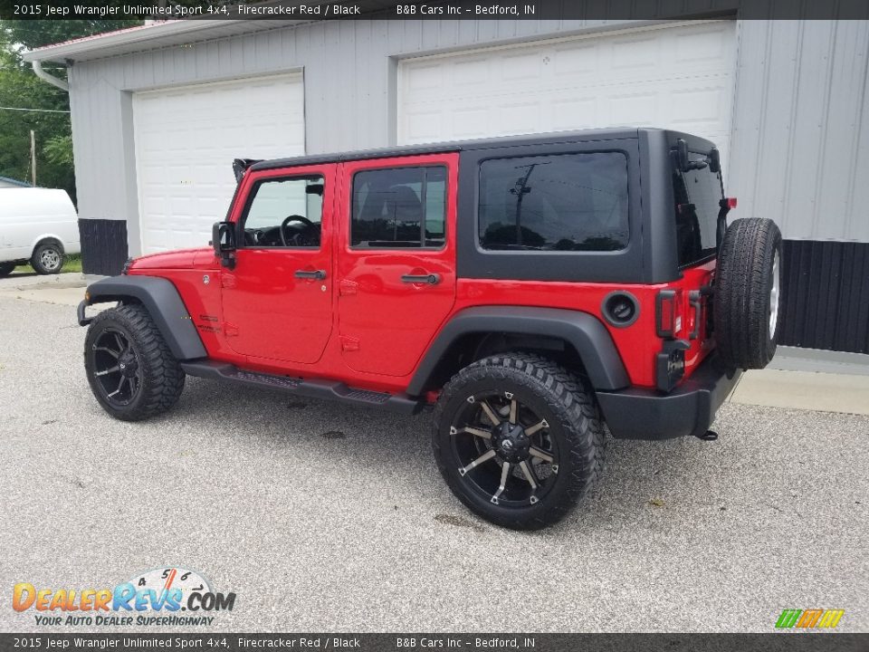 2015 Jeep Wrangler Unlimited Sport 4x4 Firecracker Red / Black Photo #10