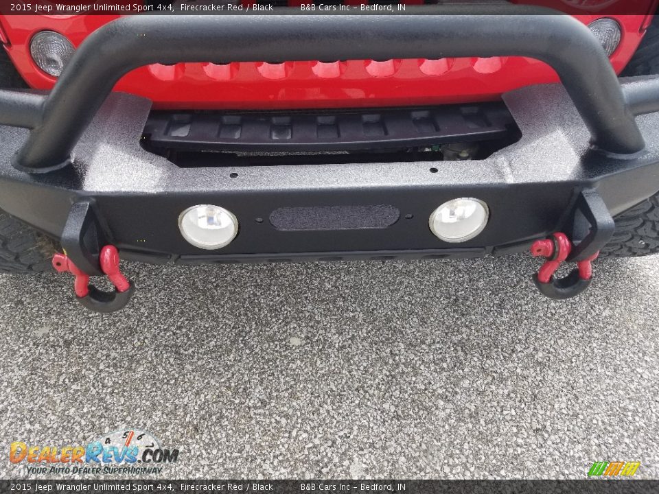 2015 Jeep Wrangler Unlimited Sport 4x4 Firecracker Red / Black Photo #11
