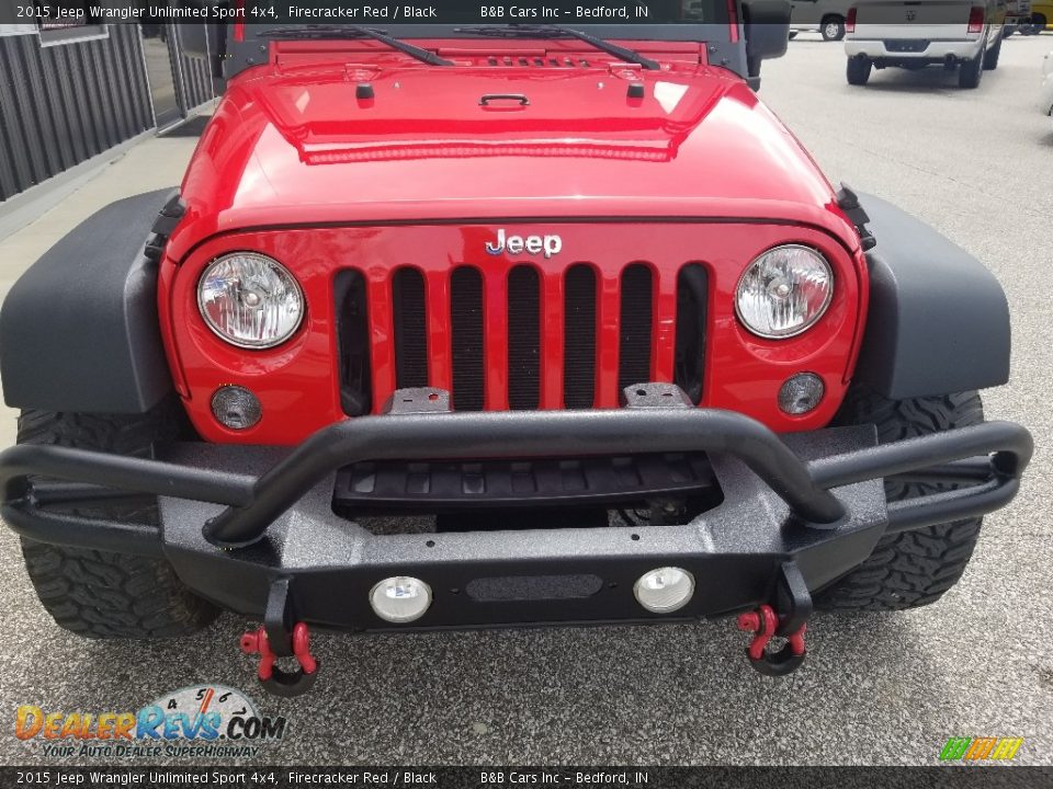 2015 Jeep Wrangler Unlimited Sport 4x4 Firecracker Red / Black Photo #12