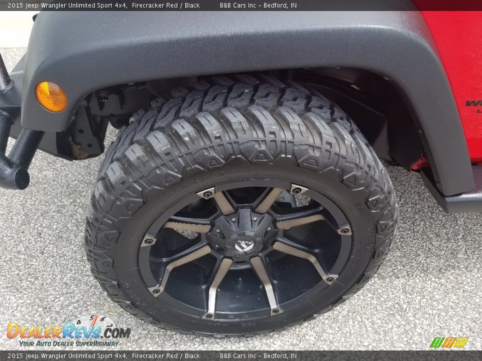 2015 Jeep Wrangler Unlimited Sport 4x4 Firecracker Red / Black Photo #14