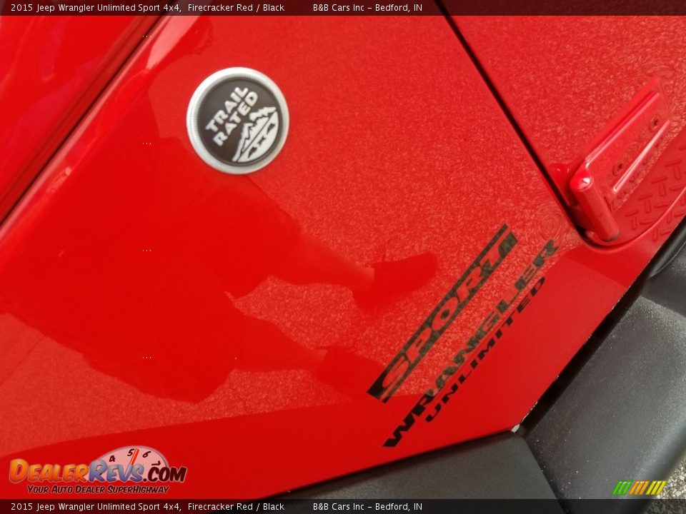2015 Jeep Wrangler Unlimited Sport 4x4 Firecracker Red / Black Photo #15