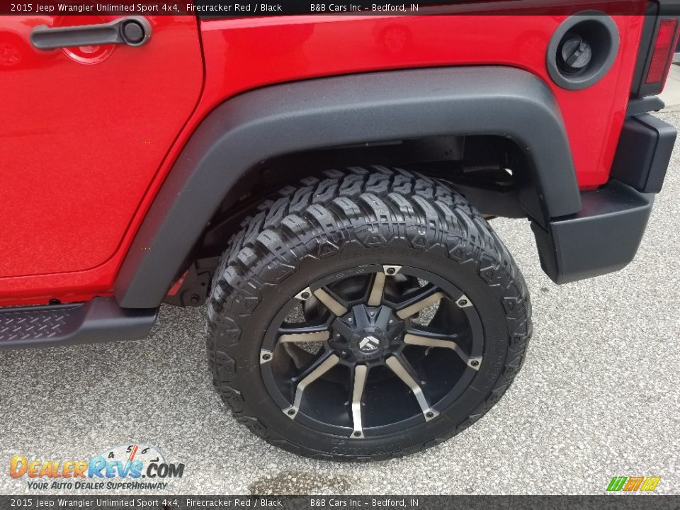 2015 Jeep Wrangler Unlimited Sport 4x4 Firecracker Red / Black Photo #16