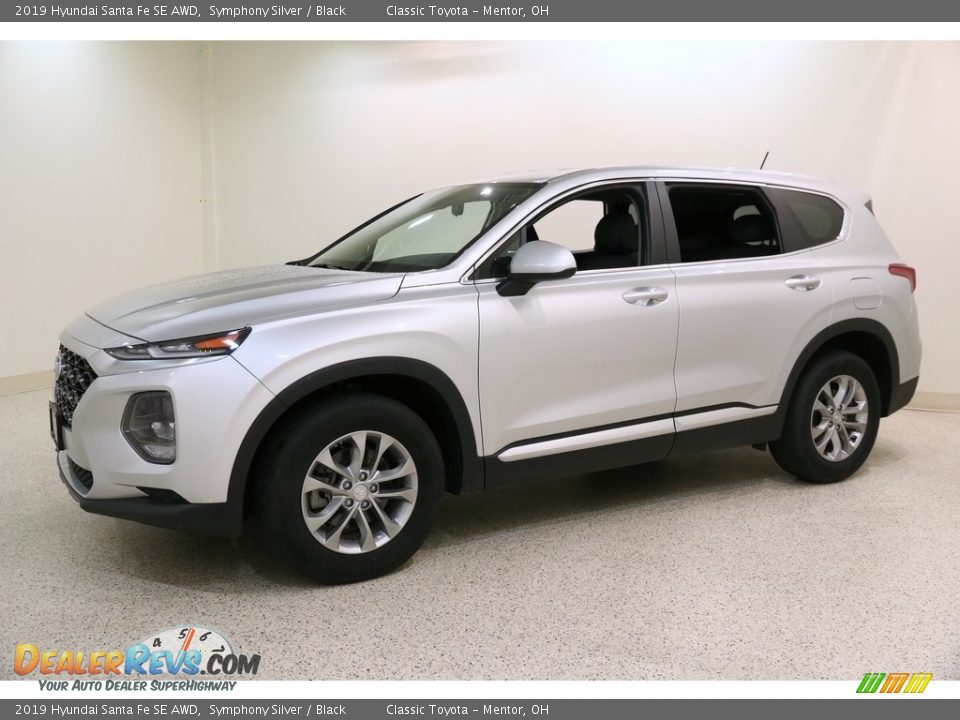 2019 Hyundai Santa Fe SE AWD Symphony Silver / Black Photo #3