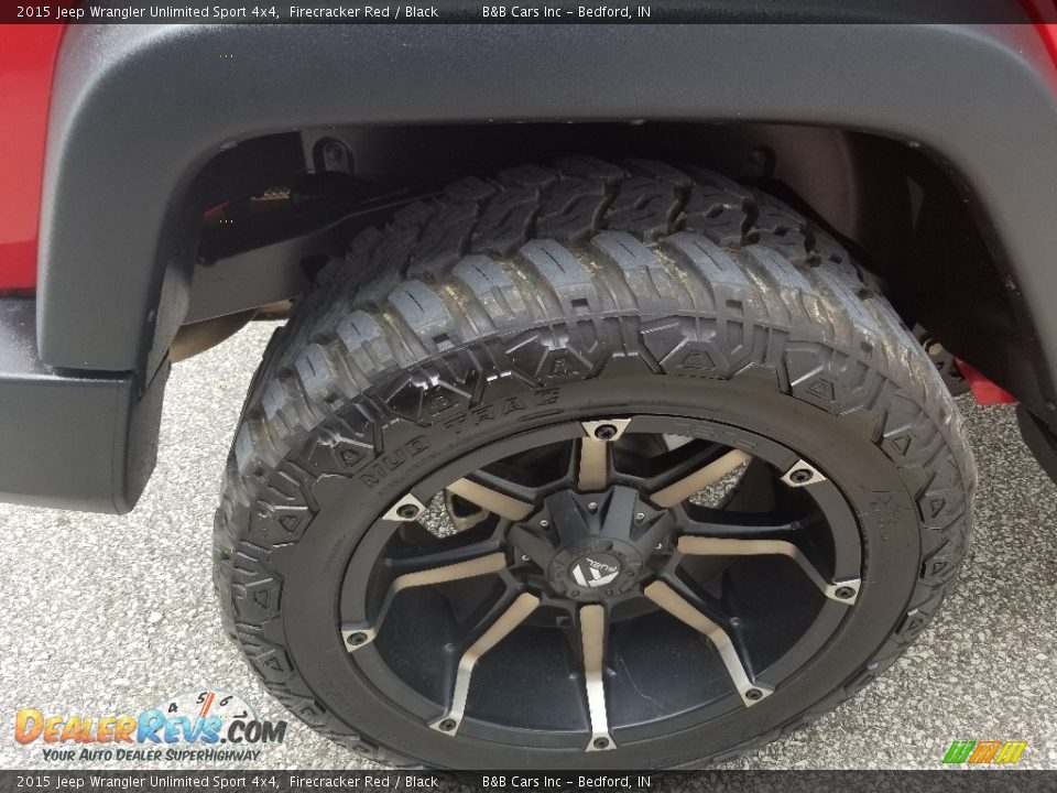 2015 Jeep Wrangler Unlimited Sport 4x4 Firecracker Red / Black Photo #17