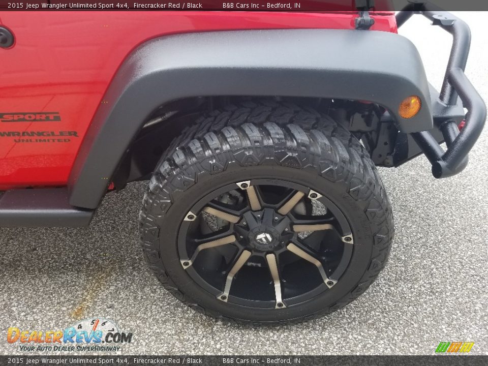 2015 Jeep Wrangler Unlimited Sport 4x4 Firecracker Red / Black Photo #18