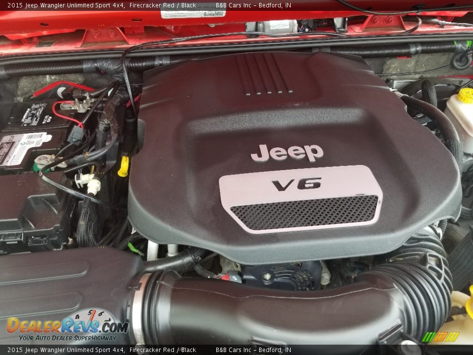 2015 Jeep Wrangler Unlimited Sport 4x4 Firecracker Red / Black Photo #19