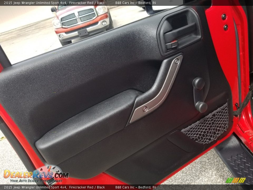 2015 Jeep Wrangler Unlimited Sport 4x4 Firecracker Red / Black Photo #20