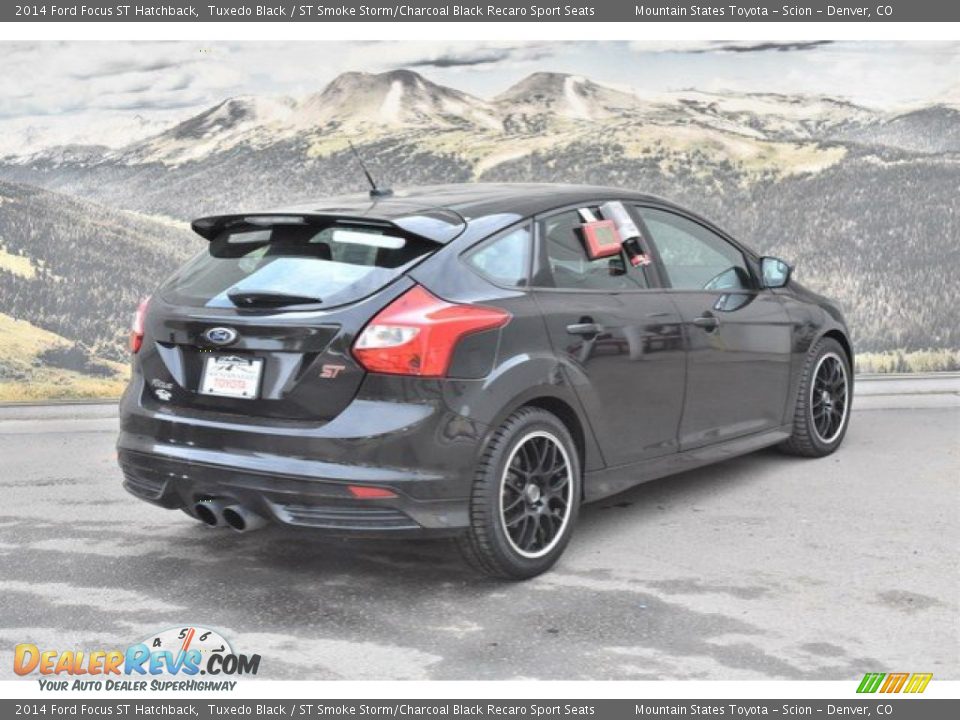 2014 Ford Focus ST Hatchback Tuxedo Black / ST Smoke Storm/Charcoal Black Recaro Sport Seats Photo #3