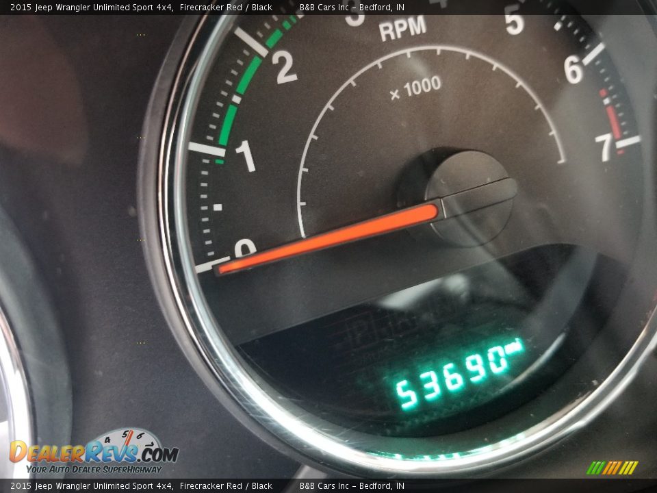 2015 Jeep Wrangler Unlimited Sport 4x4 Firecracker Red / Black Photo #34