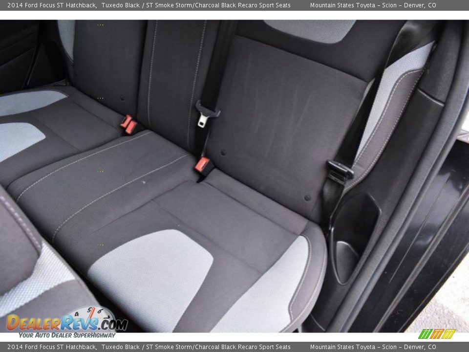 2014 Ford Focus ST Hatchback Tuxedo Black / ST Smoke Storm/Charcoal Black Recaro Sport Seats Photo #21