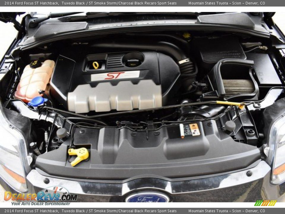 2014 Ford Focus ST Hatchback Tuxedo Black / ST Smoke Storm/Charcoal Black Recaro Sport Seats Photo #27