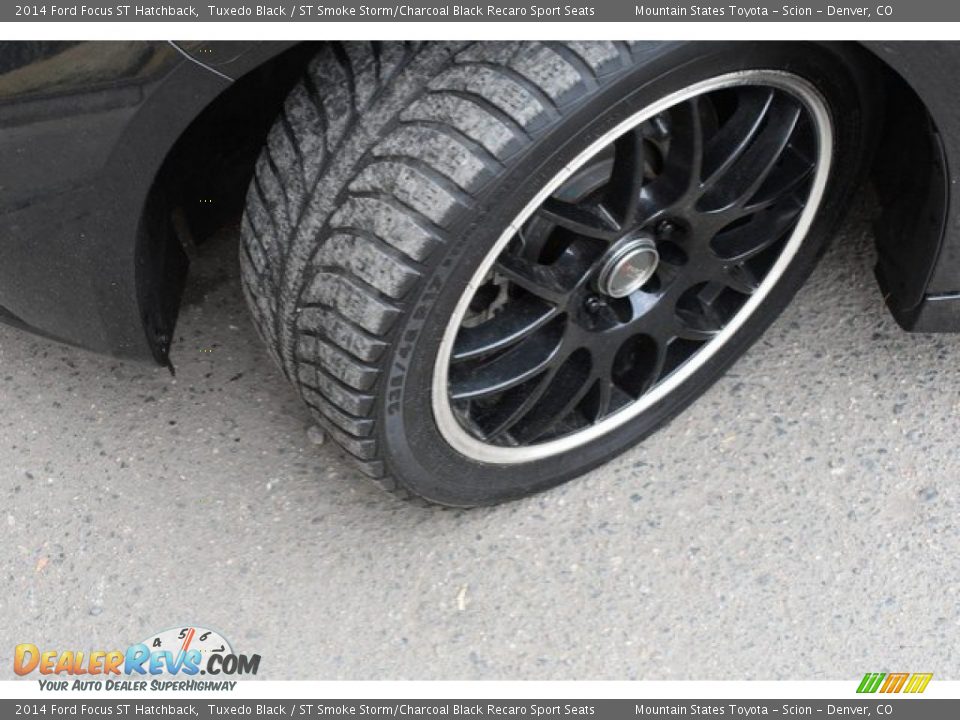 2014 Ford Focus ST Hatchback Tuxedo Black / ST Smoke Storm/Charcoal Black Recaro Sport Seats Photo #28