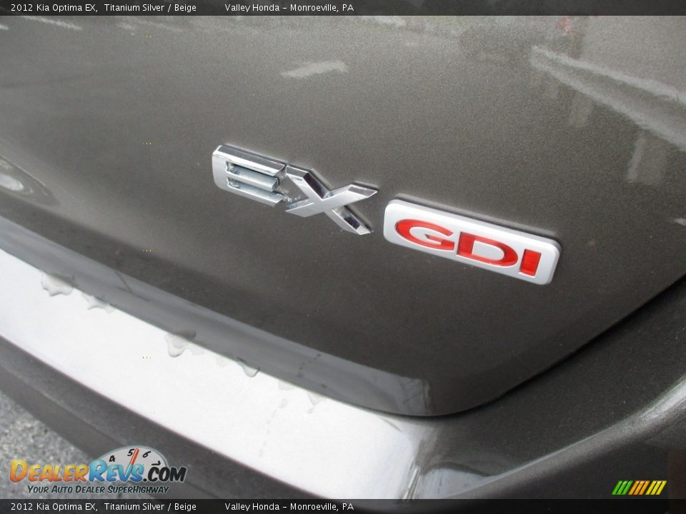 2012 Kia Optima EX Titanium Silver / Beige Photo #6