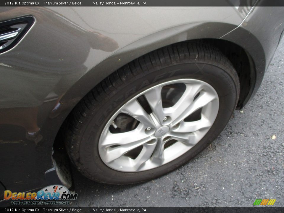 2012 Kia Optima EX Titanium Silver / Beige Photo #7