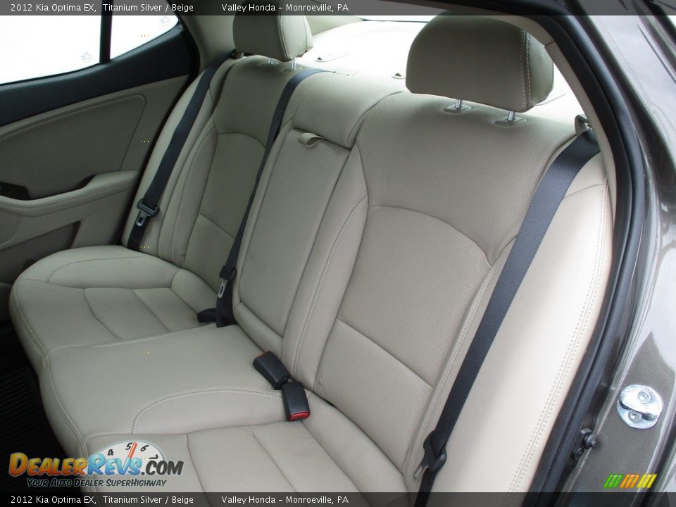 2012 Kia Optima EX Titanium Silver / Beige Photo #13