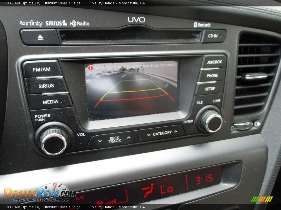 2012 Kia Optima EX Titanium Silver / Beige Photo #16