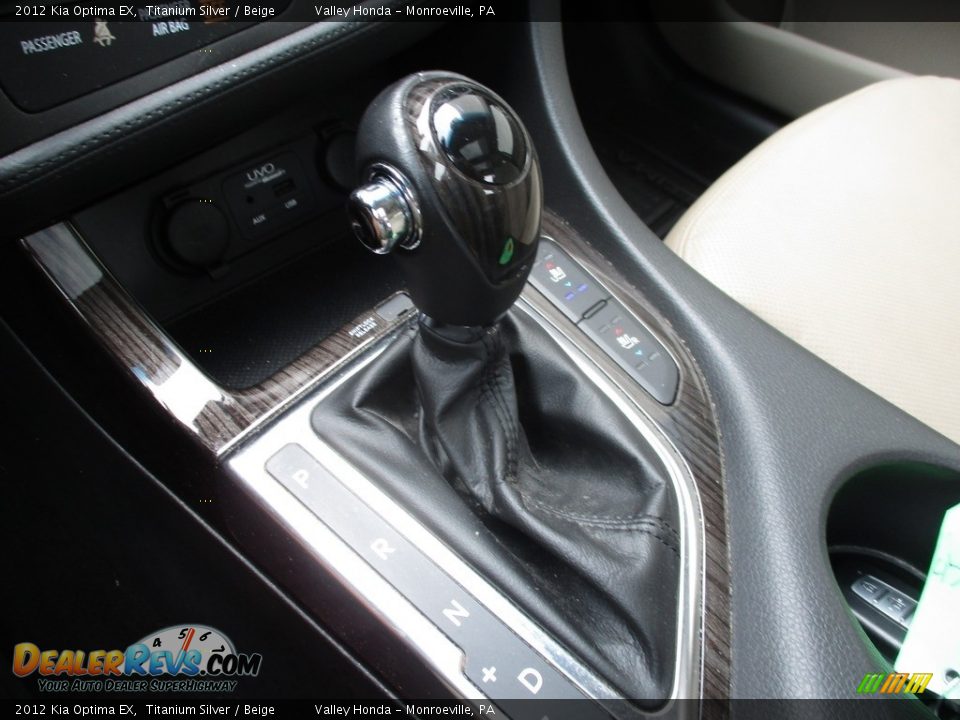 2012 Kia Optima EX Titanium Silver / Beige Photo #17