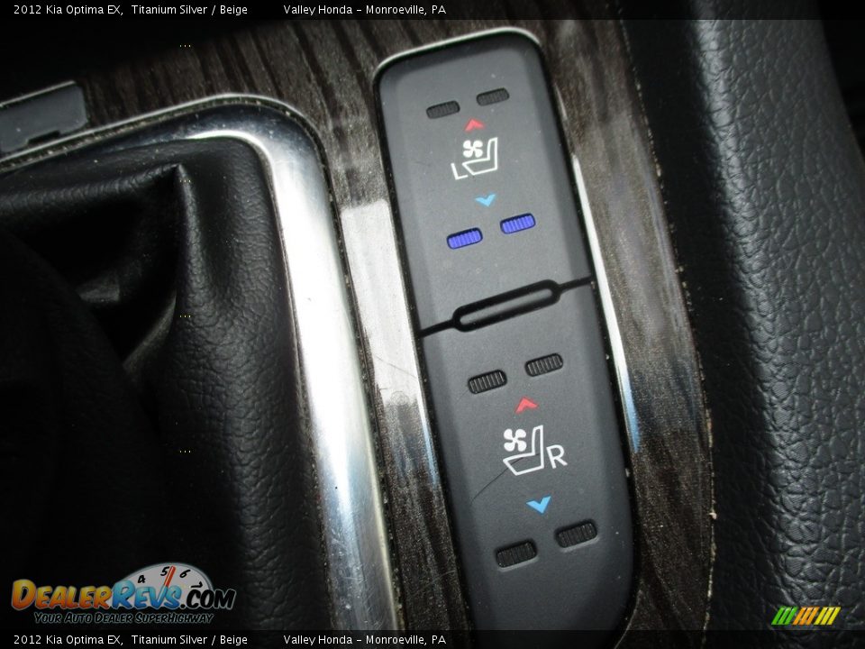 2012 Kia Optima EX Titanium Silver / Beige Photo #18