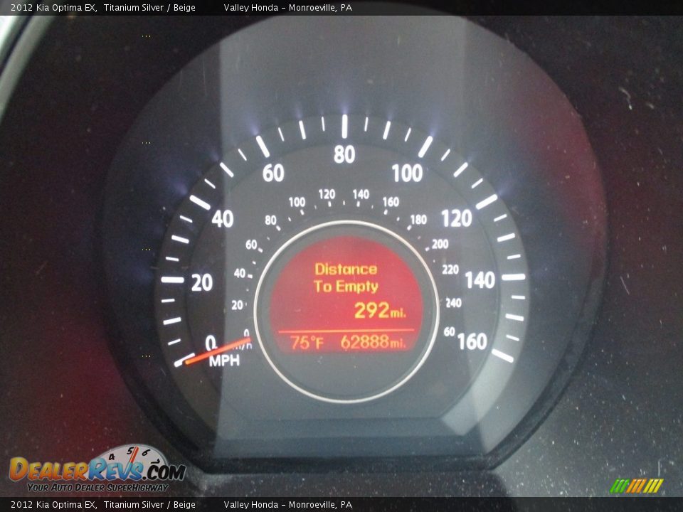 2012 Kia Optima EX Titanium Silver / Beige Photo #20