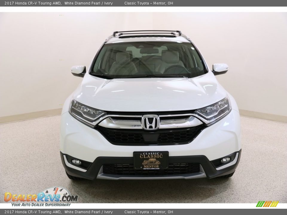2017 Honda CR-V Touring AWD White Diamond Pearl / Ivory Photo #2