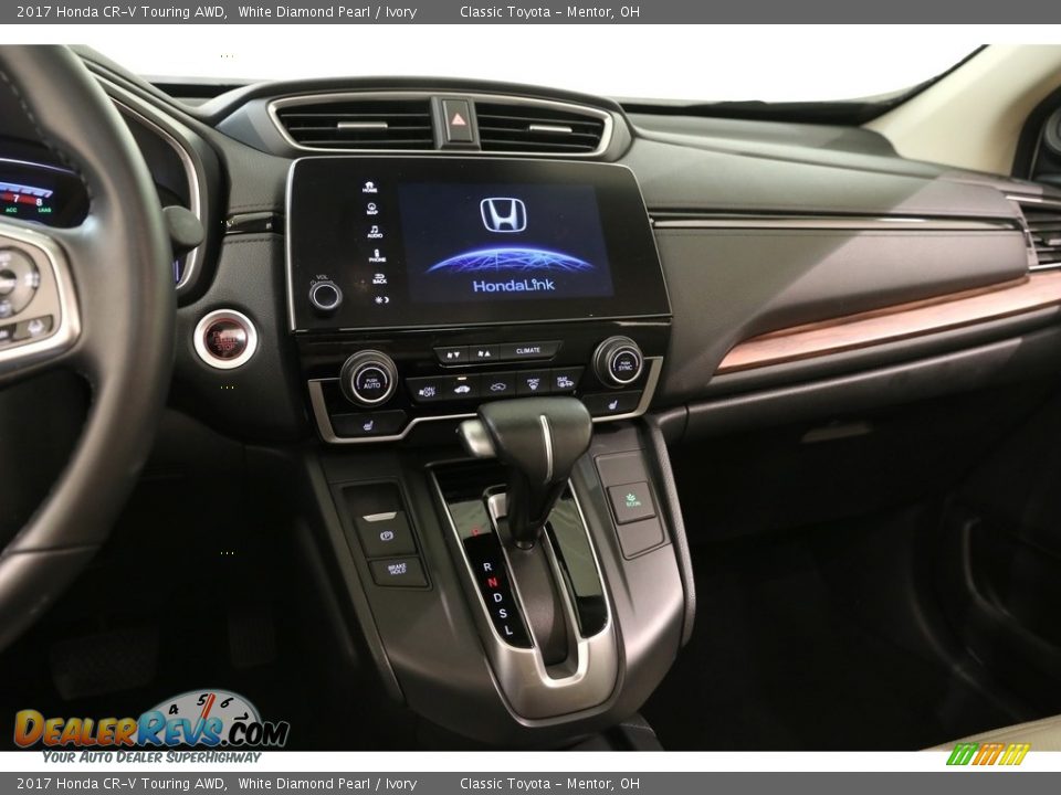 2017 Honda CR-V Touring AWD White Diamond Pearl / Ivory Photo #9
